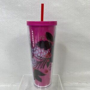 Starbucks Pink Pinecone Color Changing Cold Cup Tumbler